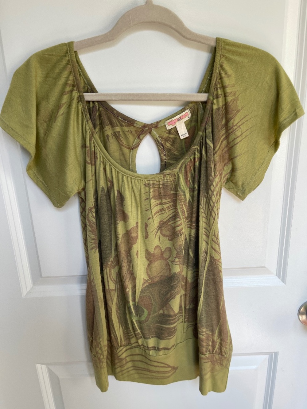 Ladies cap sleeve tshirt